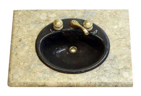 Marble Sink with Original Hardware