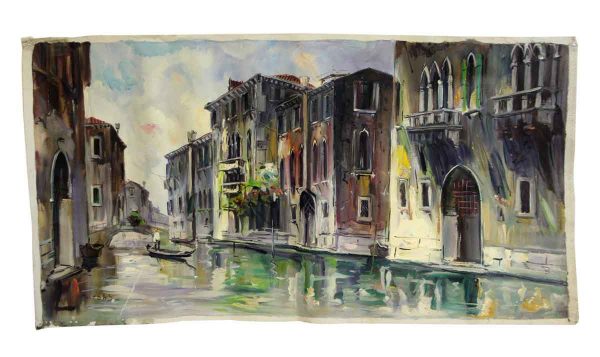 Venice Canal Canvas Oil Painting