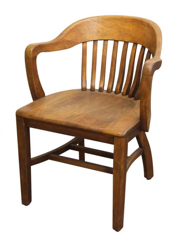 Single Wooden Bankers Chair