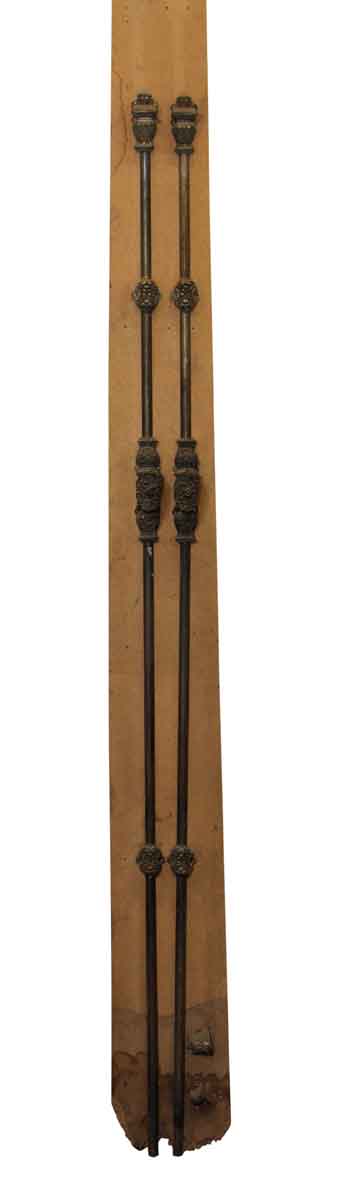 Pair of Cremone Bolts with Decorative Detailing