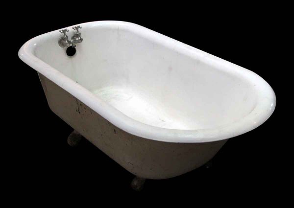 White Claw Foot Tub with Original Hardware