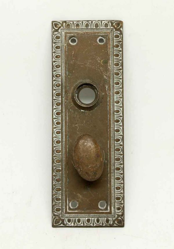 Small Door Plate with Egg and Dart Detail