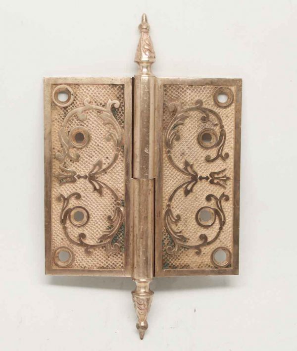Hopkins & Dickinson Ornate Bronze Hinges from the Late 1800s