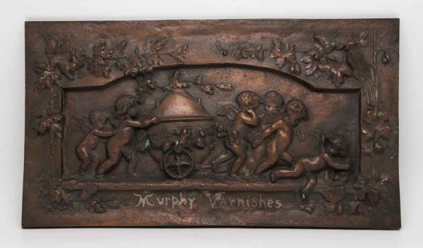 Cherubic Copper Plated 3d Plaque