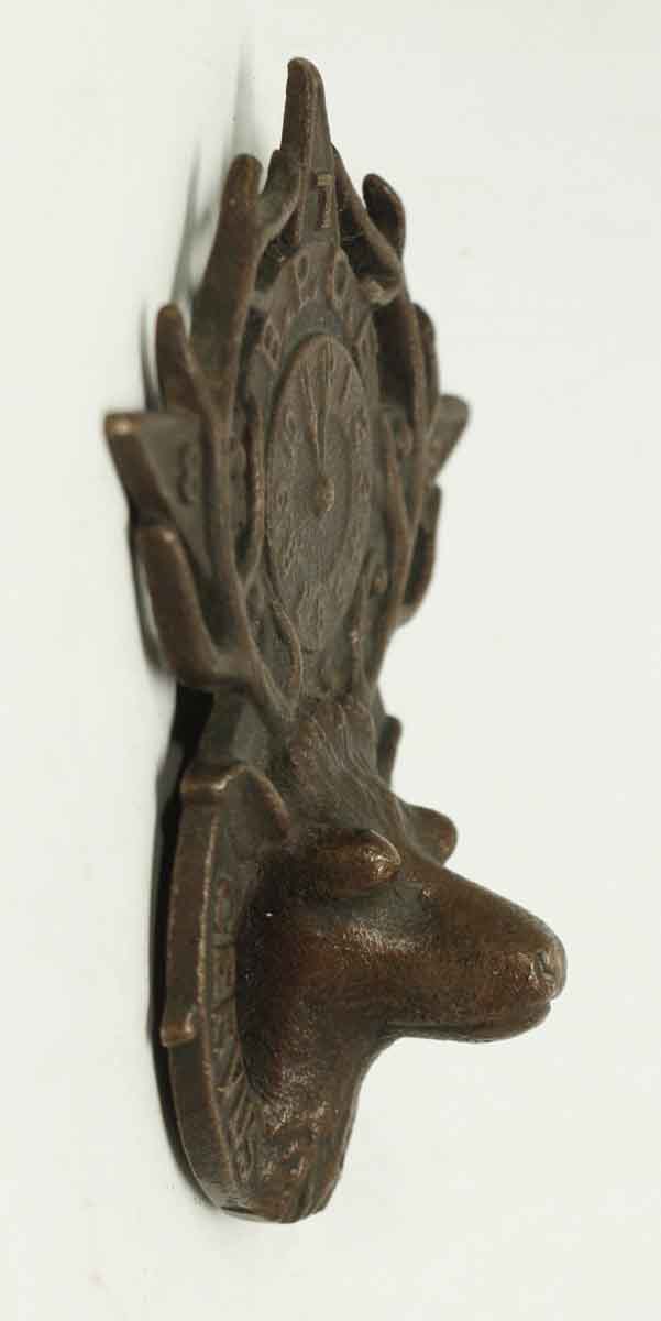 B.p.o.e. Bronze Deer Head Grave Marker | Olde Good Things