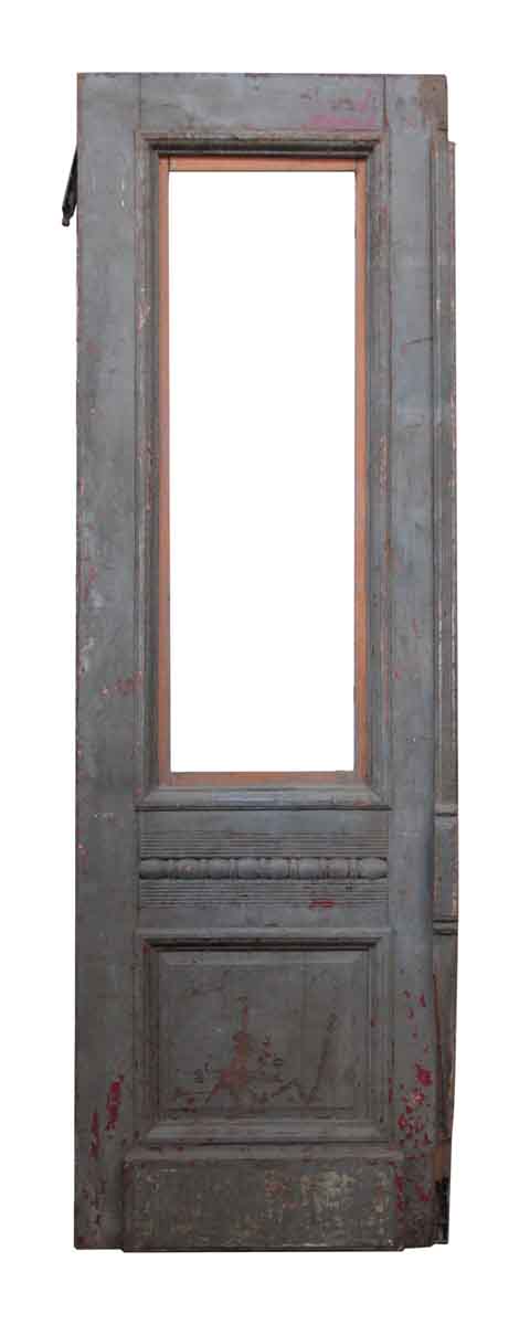 Wooden Door with Decorative Molding