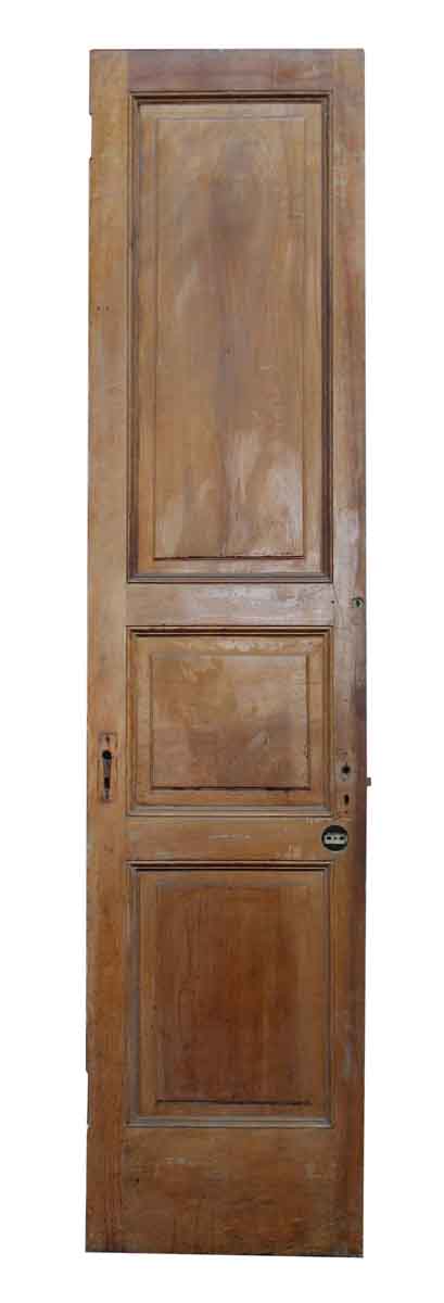 Three Panel Narrow Wooden Door