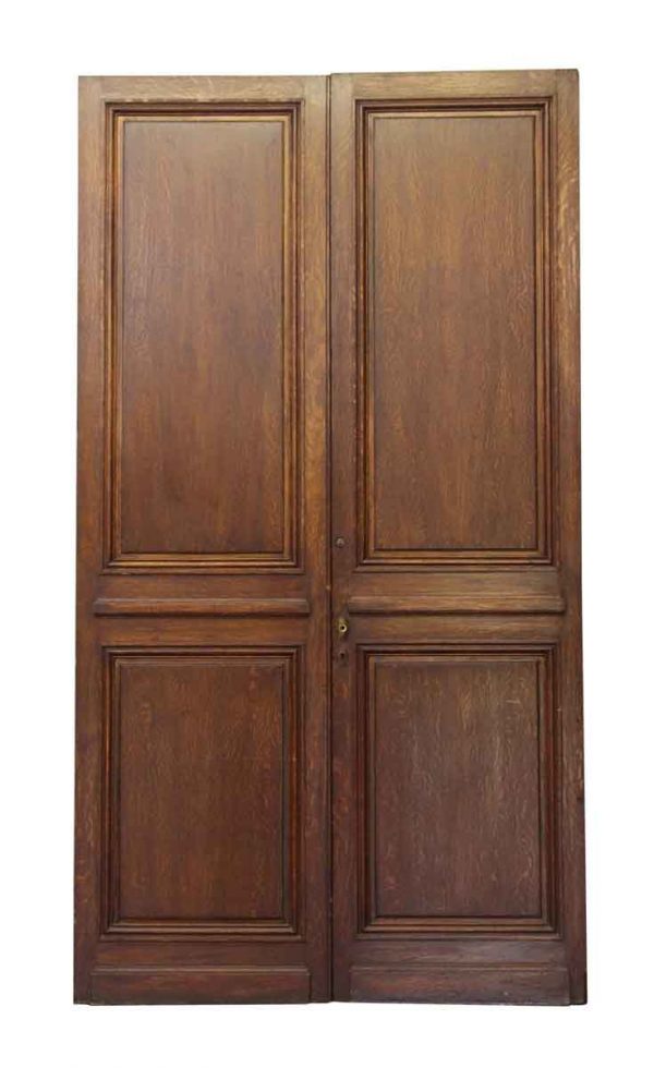 Narrow Wood Double Doors