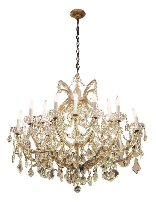 Marie Therese Style Large Crystal Chandelier