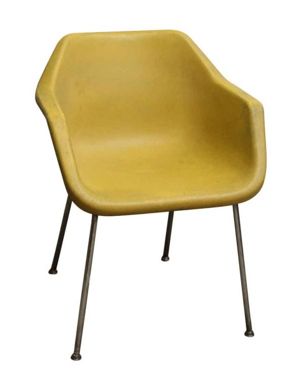 1960s Molded Plastic Chairs with Chrome Frame