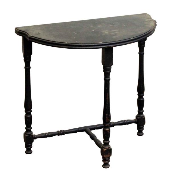 Black Wooden Side Table