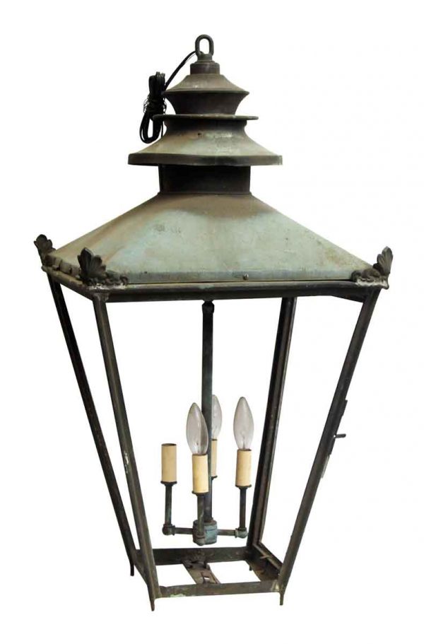 Copper Exterior Hanging Lantern