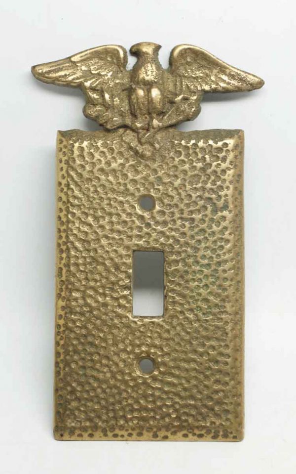 Gold Painted Eagle Switch Plate Cover