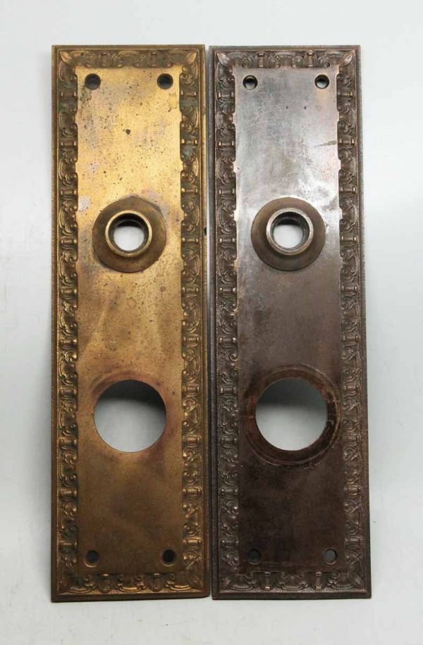 Pair of Victorian Back Plates