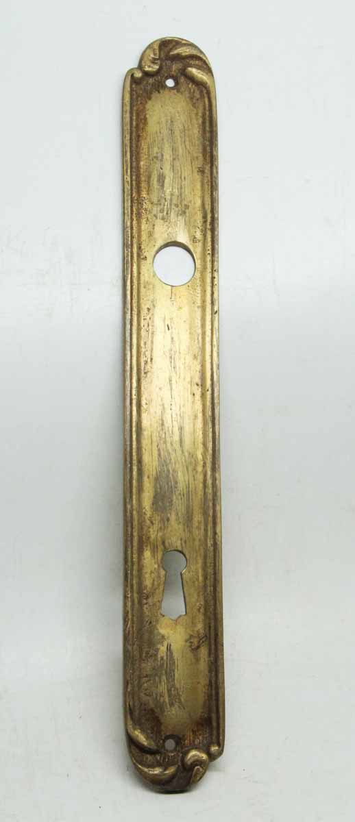 Gilded Single French Back Plate