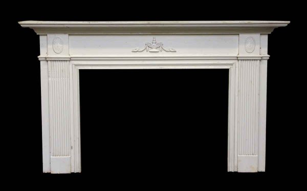 Neoclassical Style Federal American Wooden Mantel