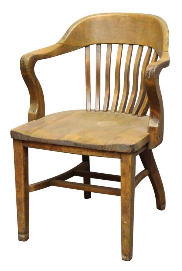 Wooden Bankers Chair