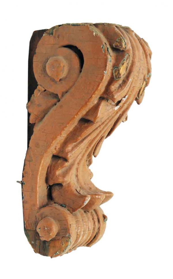 Carved Wooden Corbel