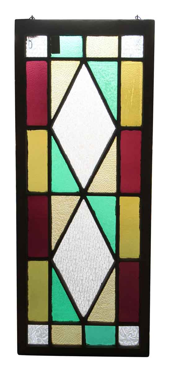 Colorful Textured Stained Glass Window