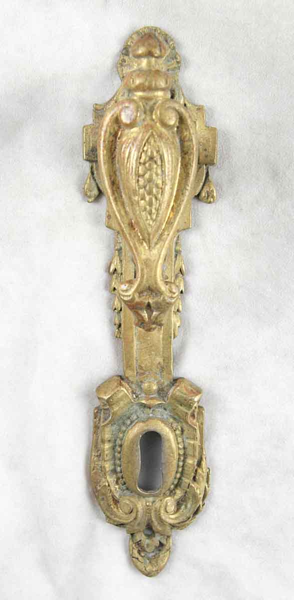 French lever with decorative back plate
