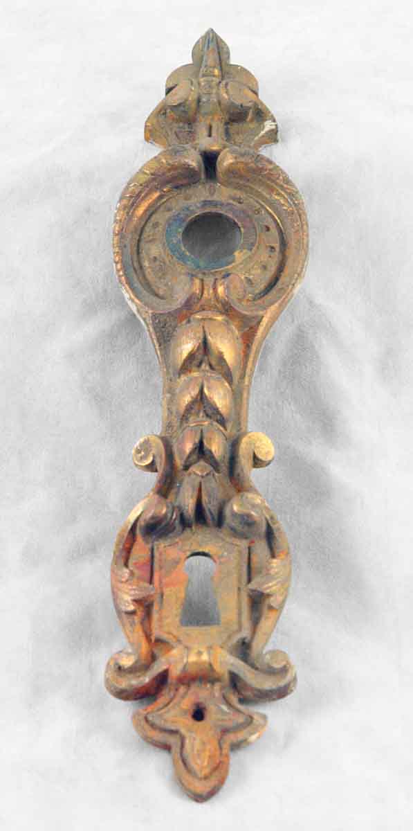 Brass Escutcheon Plate with Keyhole