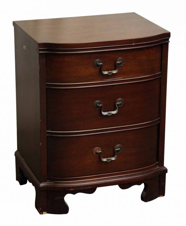 Mahogany Curve Front Night Stand