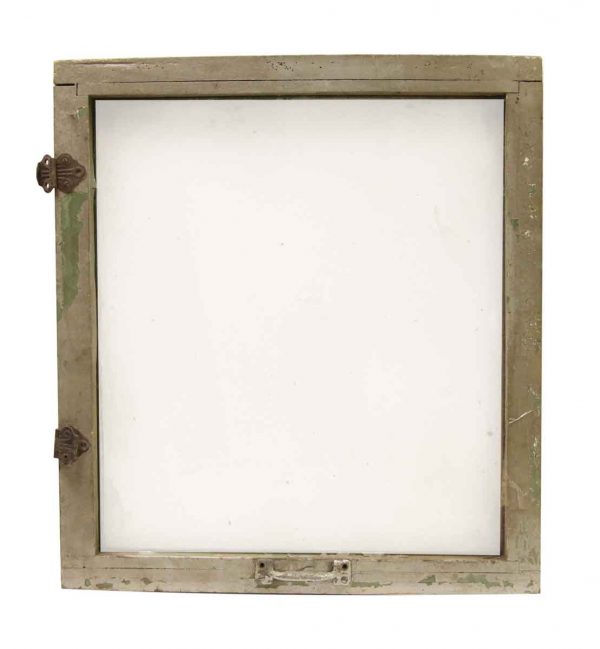 Painted Wood Frame Antique Window