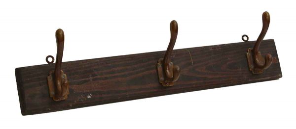Brown Enameled Hook Board - Coat Racks