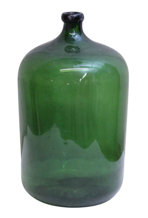 Green Glass Demijohn - Bottles & Jars