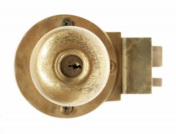 Vintage Copper Plated Unit Lock