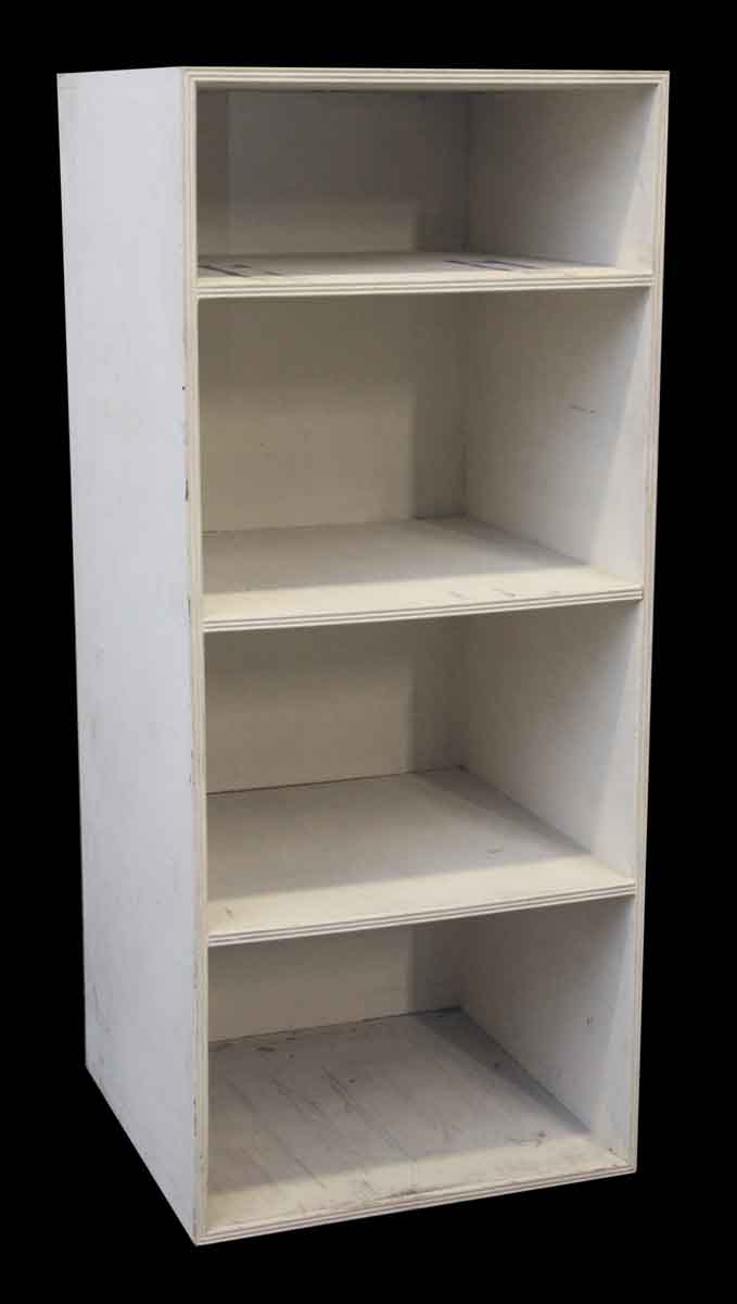 Plain White Wood Bookshelf with Deep Shelves Olde Good ...