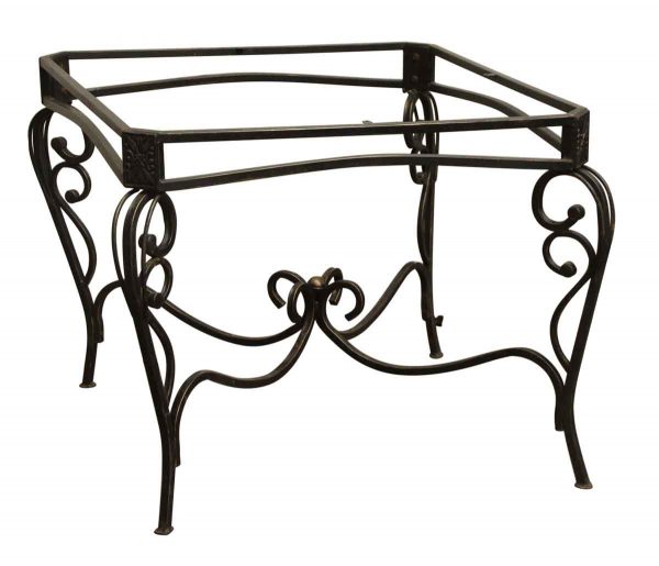 Wrought Iron Square Table Base - Table Bases