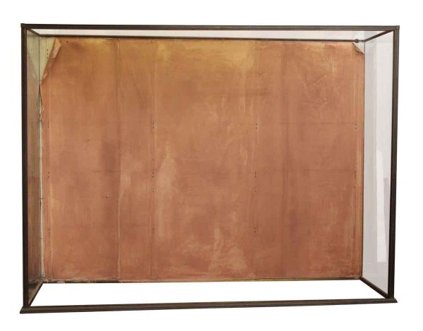 Large Brass & Glass Showcase - Commercial Furniture