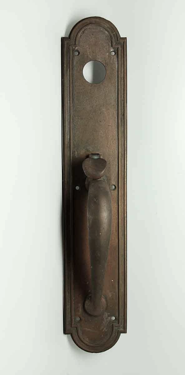 Pair of Deco Bronze Door Pulls - Door Pulls