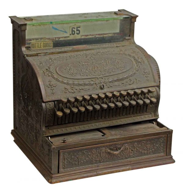 National Bronze Cash Ornate Register - Cash Registers