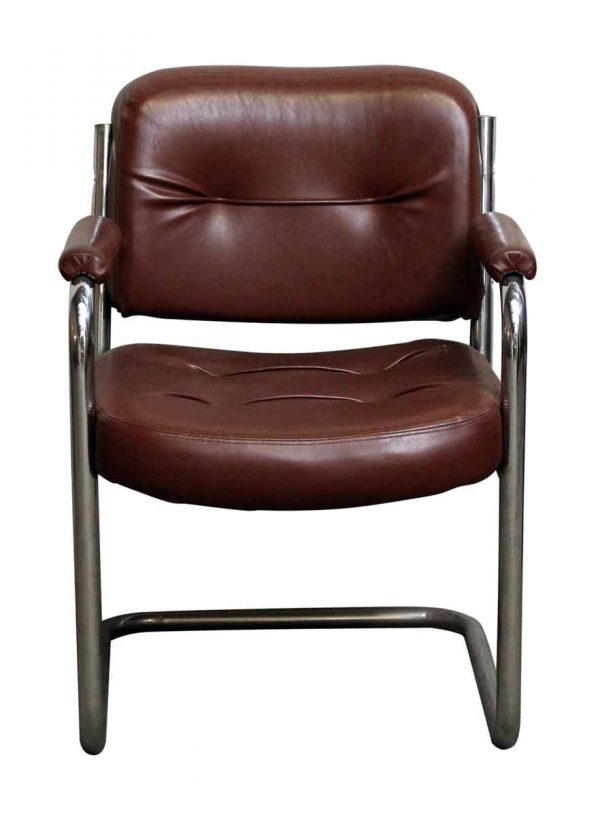Brown Leather Office Chair - Seating