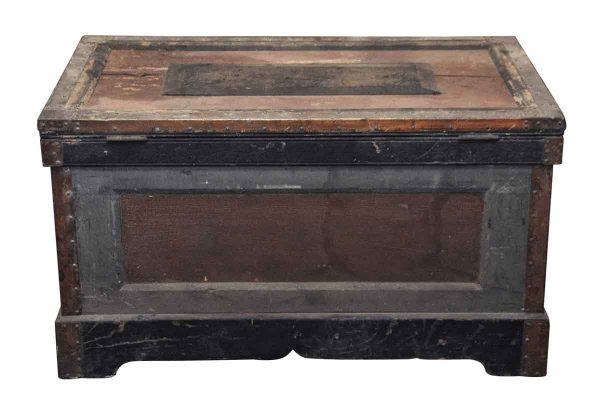 1800s Tool Trunk with Original Paint - Trunks