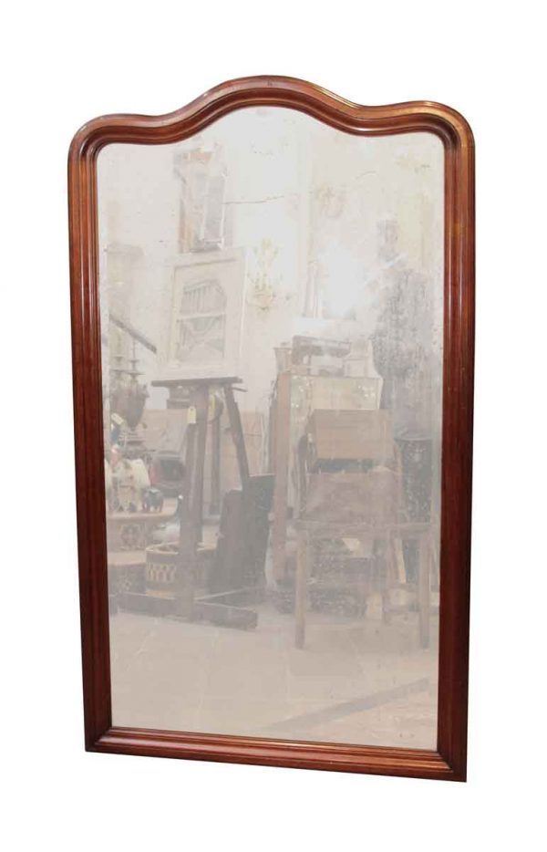 Free Standing Wood Beveled Mirror - Antique Mirrors