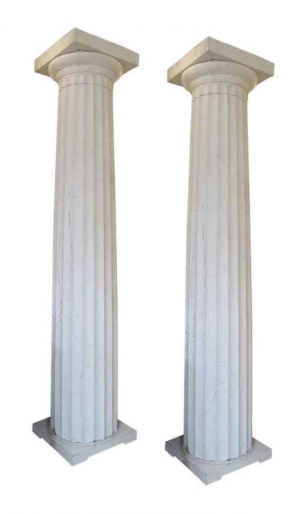 Turn of the century Lands End mansion fluted columns - Columns & Pilasters