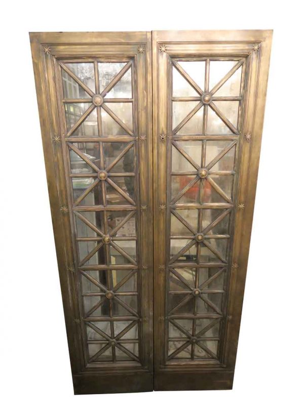 Mirrored Bronze Pair of Elevator Doors - Specialty Doors