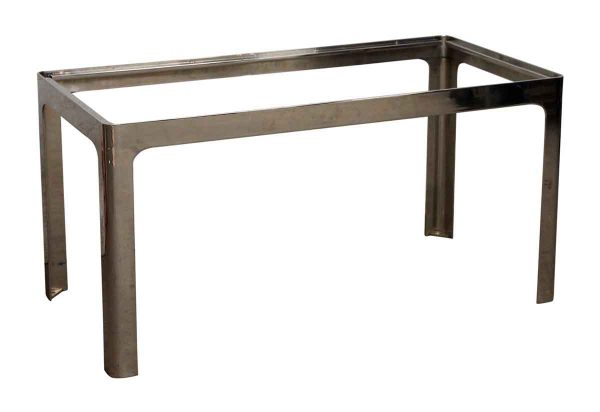Steel Table Base with Chrome Finish - Table Bases