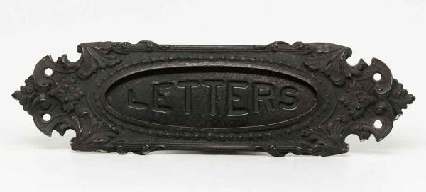 Iron Victorian Letters Slot - Mail Hardware