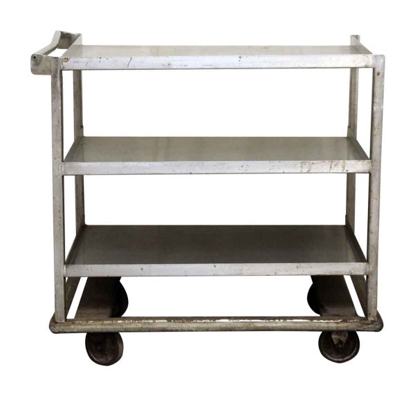 Industrial Rolling Cart with Handle Bar - Kitchen