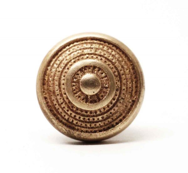 Set of 14 Small Polished Brass Cabinet Knobs - Cabinet & Furniture Knobs