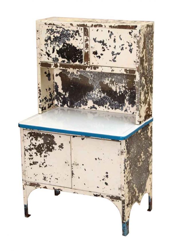 Distressed Medical Childrens Hoosier Cabinet - Cabinets