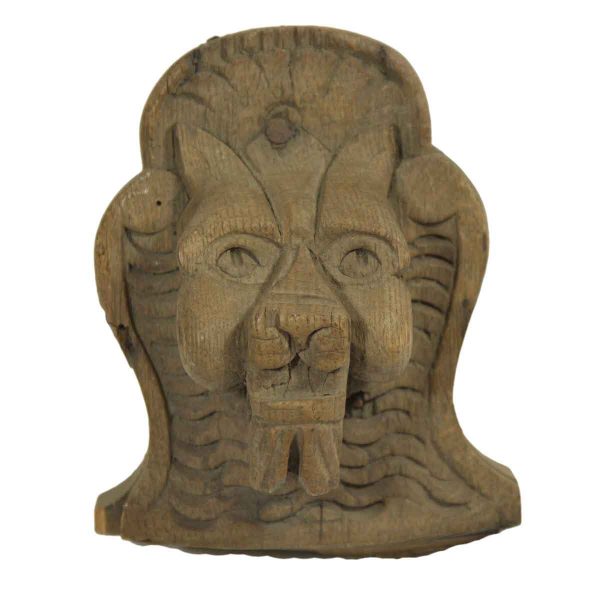 Wood Carved Lion - Applique