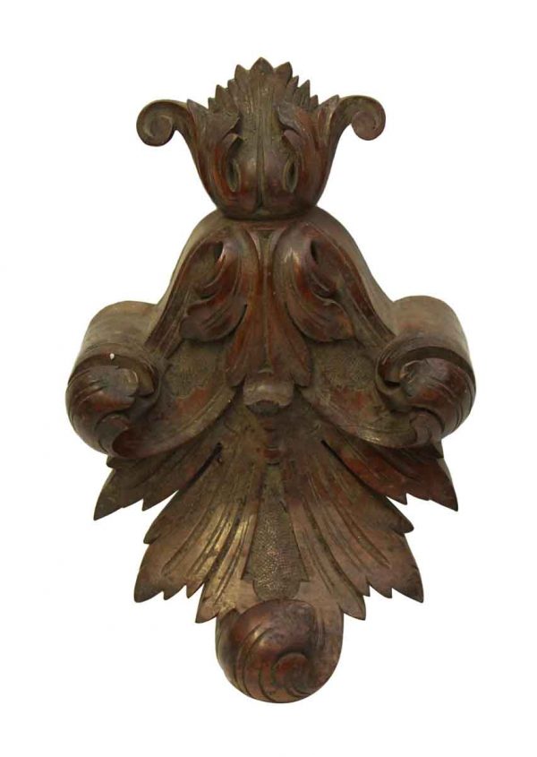 Carved Ornate Wooden Accent - Applique