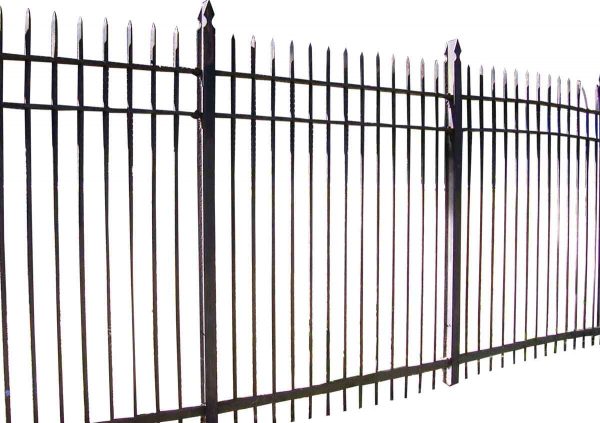 7 ft. High Wrought Iron Fence - Fencing