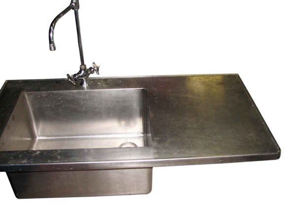 Stainless Steel Sink with Side Counter - Kitchen