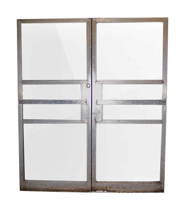 Double Commercial Glass Doors with Aluminum Frame - Commercial Doors